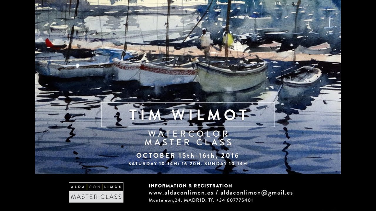 Watercolor Master Class with Tim Wilmot at Alda Con Limon - a Short promo video