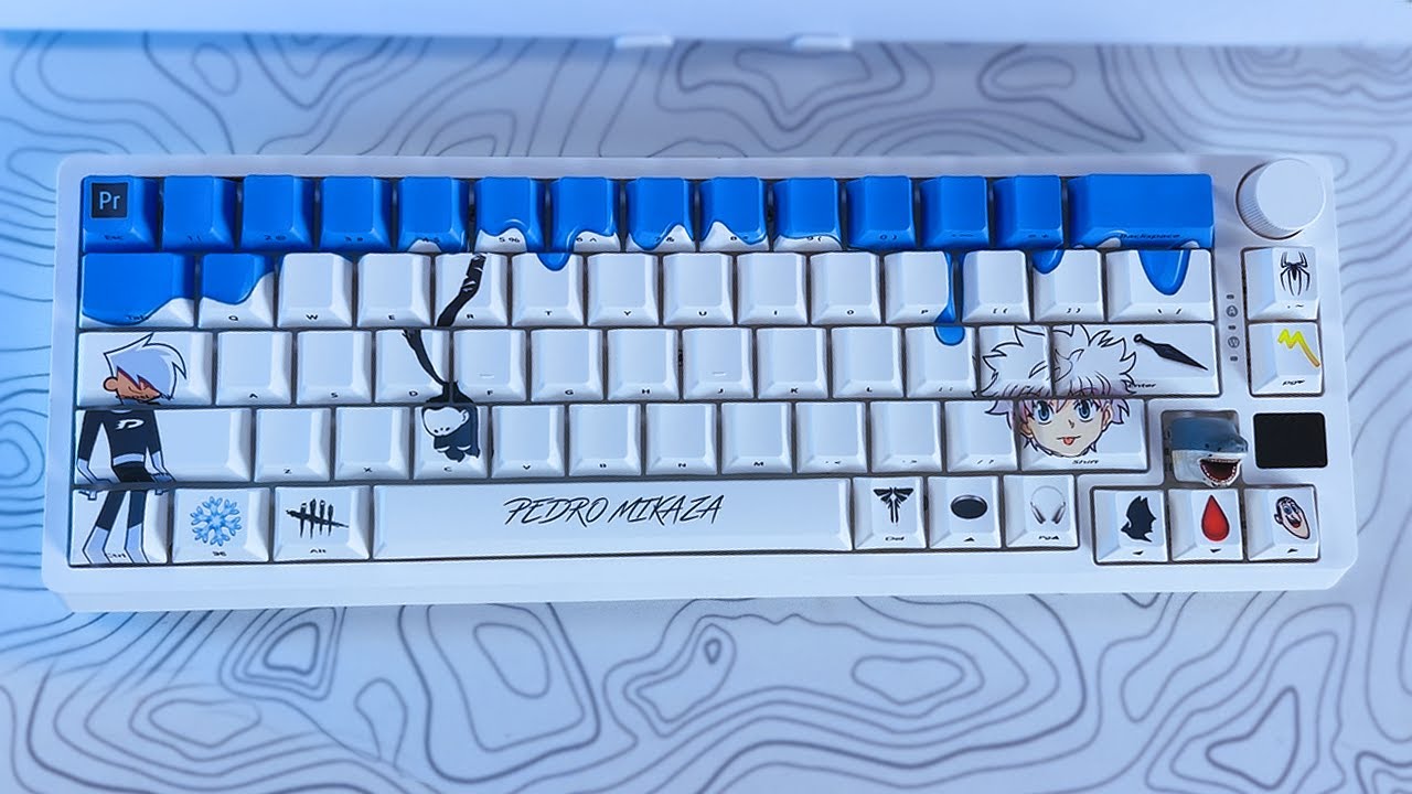 Customizei um kit de Keycaps do ZERØ pro meu teclado!