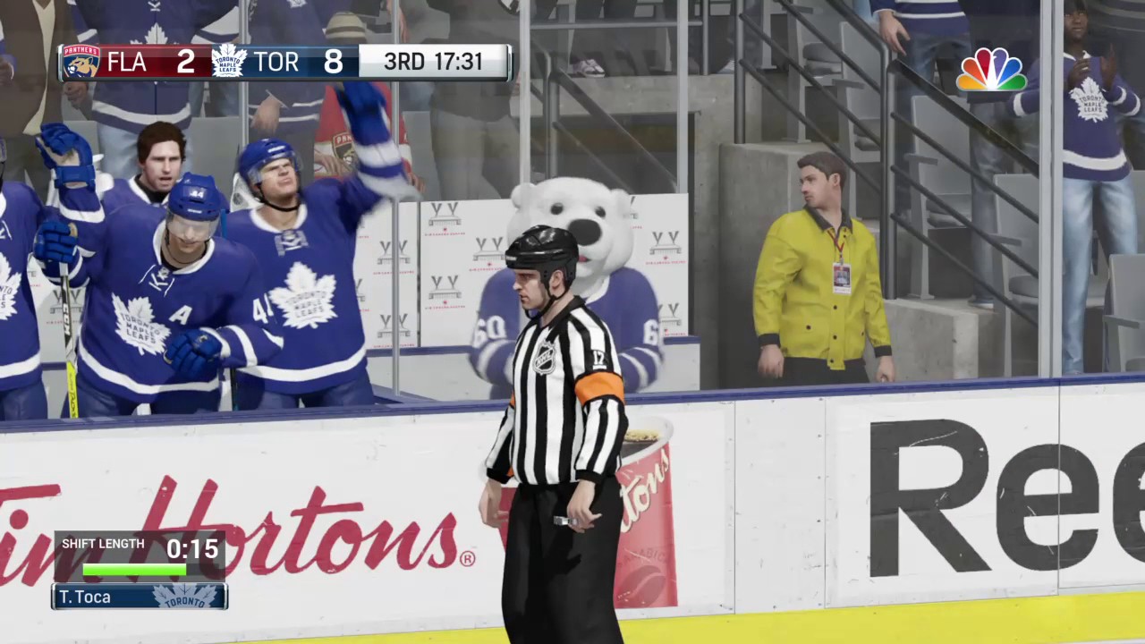 NHL® 17 Carlton Maple Leafs Mascot dance