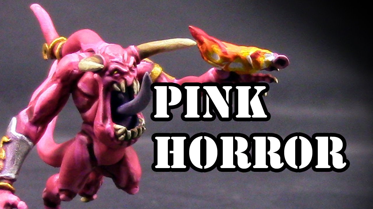 How to paint Pink Horrors of Tzeentch