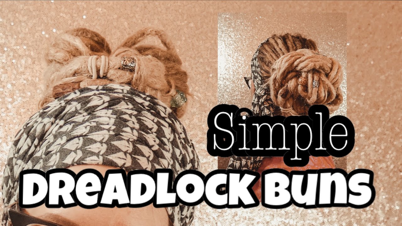 Simple Dreadlock Buns (From Braids)