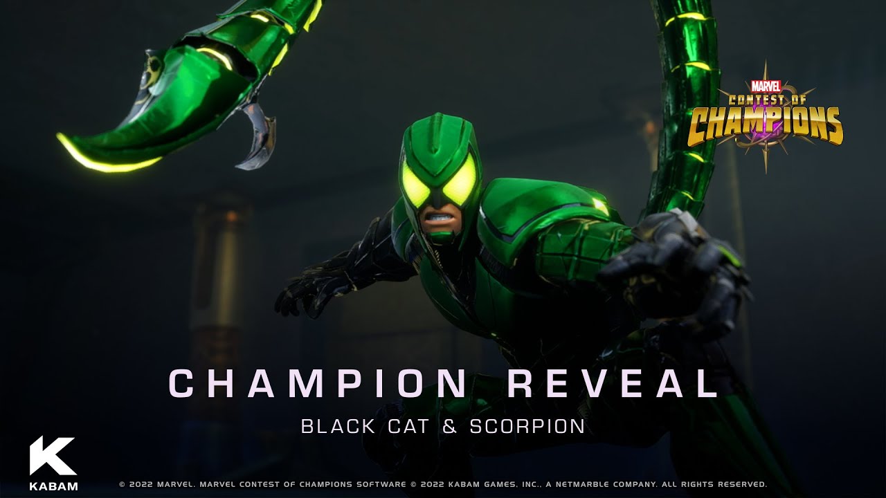 Black Cat & Scorpion Champion Reveal | Marvel Contest of Champions
