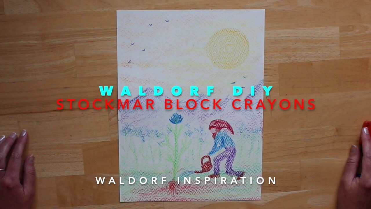 #6 Waldorf Drawing | Dwarf Zerg | Tutorial Stockmar Wax Crayons | DIY Vrije School