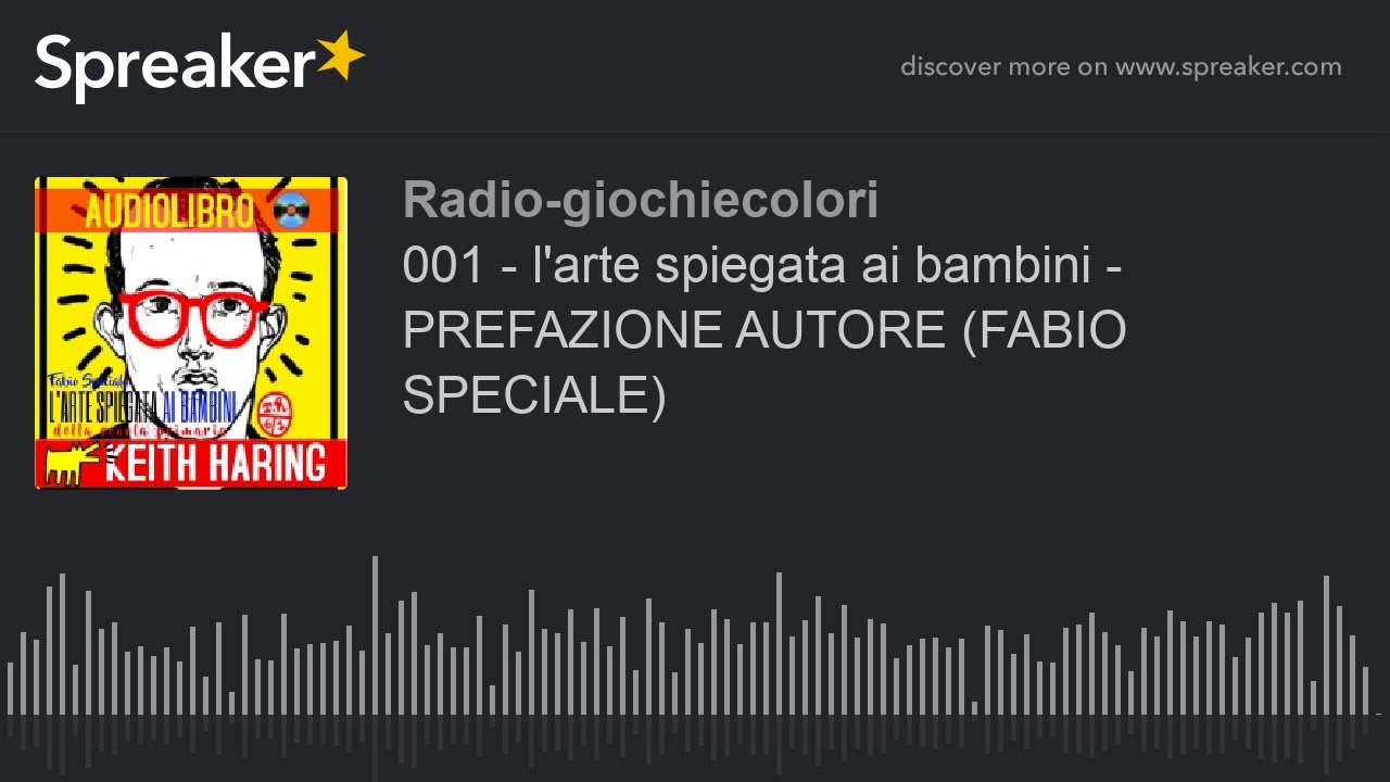 001 - l'arte spiegata ai bambini - PREFAZIONE AUTORE (FABIO SPECIALE)