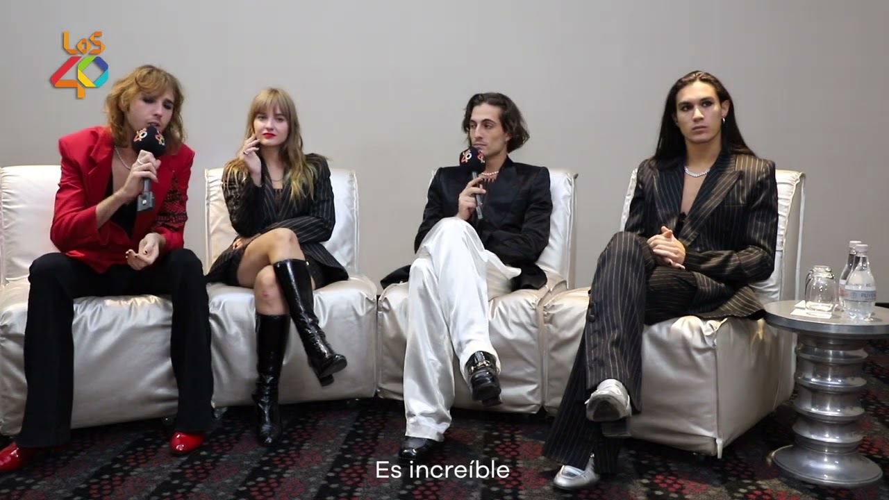 Entrevista a Maneskin en la previa a su debut en escenarios chilenos