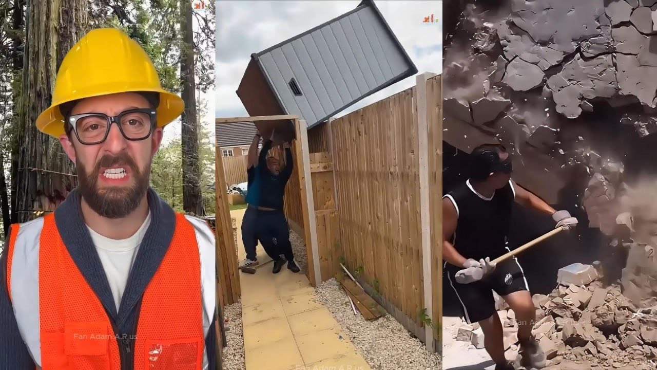Unbelievable Real Moments at the Construction Site