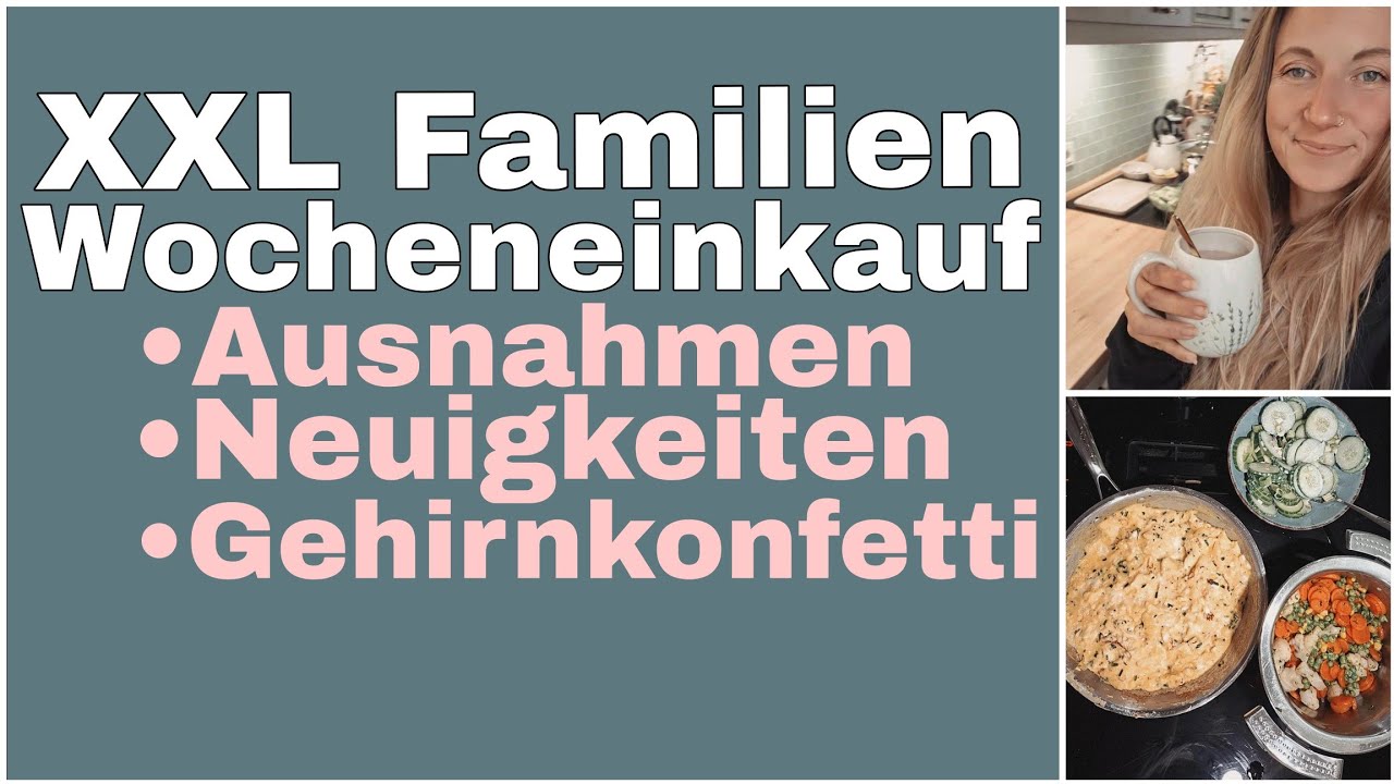 XXL Familien Wochen Foodhaul Bio Markt l dm Haul l  l Josiewiba l Gehirnkonfetti