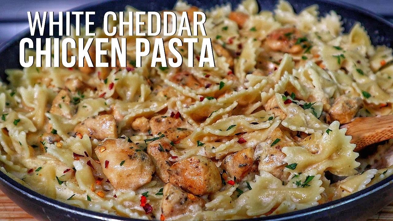 Pasta Lovers Have To Try This White Cheddar Chicken Recipe!