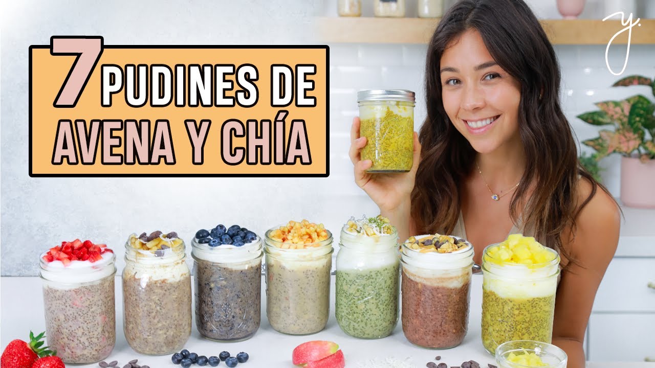 7 AVENAS REPOSADAS CON CHÍA para Desayuno😋Saludable y Fácil