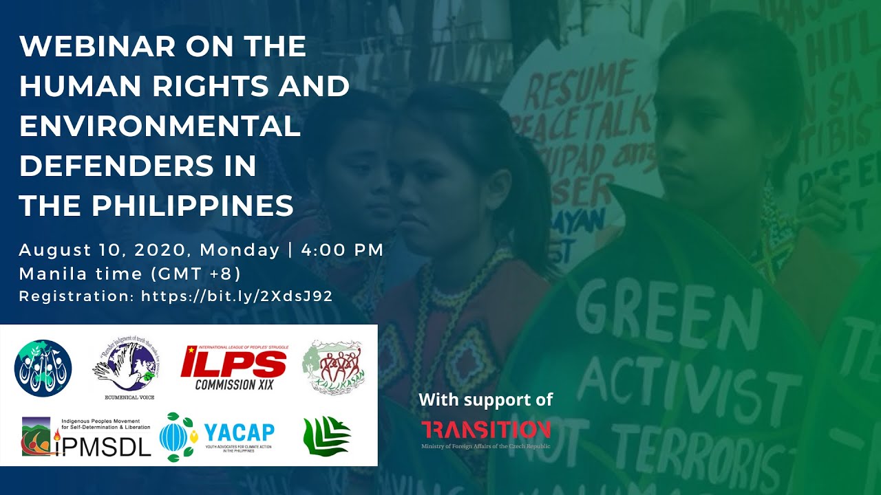 Webinar on Human Rights and the Environmental Defenders in the Philippines