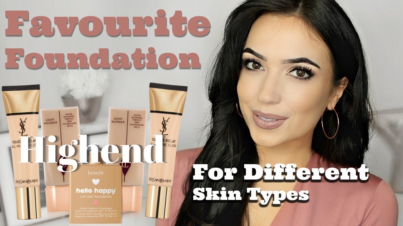 Top 5 HIGHEND Foundations | For All Skin Types