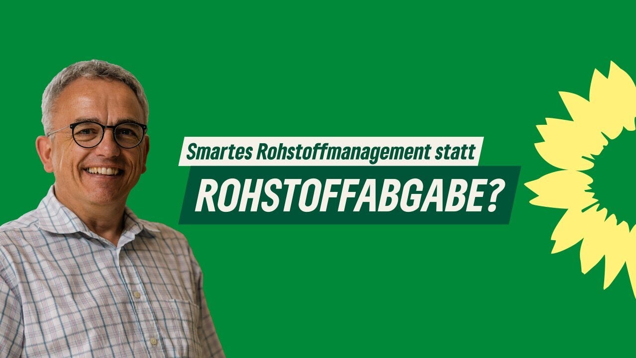 Smartes Rohstoffmanagement statt Rohstoffabgabe? Rede von Dr. Volkhard Wille am 01.12.2023