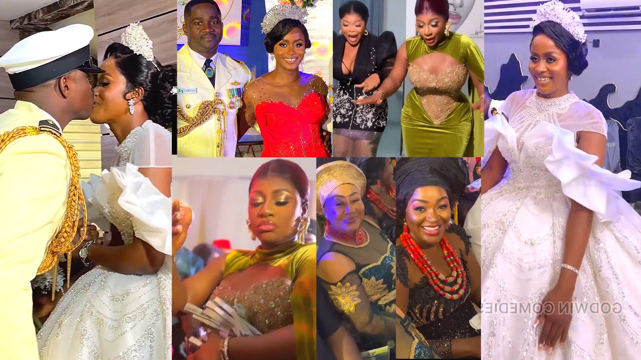 See How Destiny Etiko, ChaCha Eke, Georgina Ibeh, Ruth Kadiri & Others Storm Chisom Wedding Video