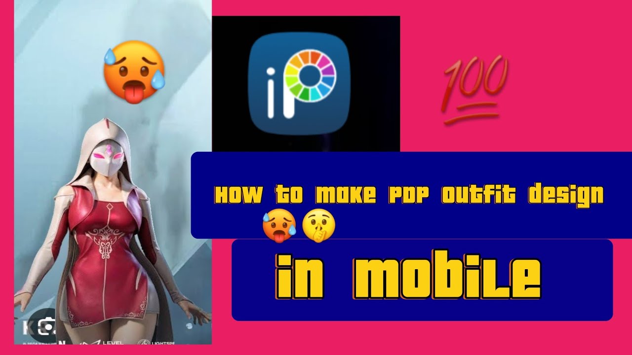 How to make pubg pDp outfit design in mobile 🥵💯