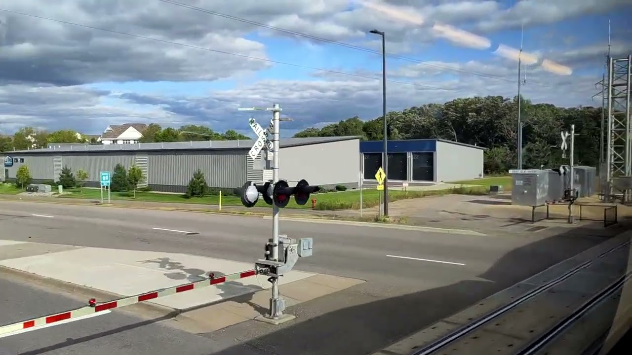 Riding on board the Northstar commuter rail line from Big Lake MN to Minneapolis MN