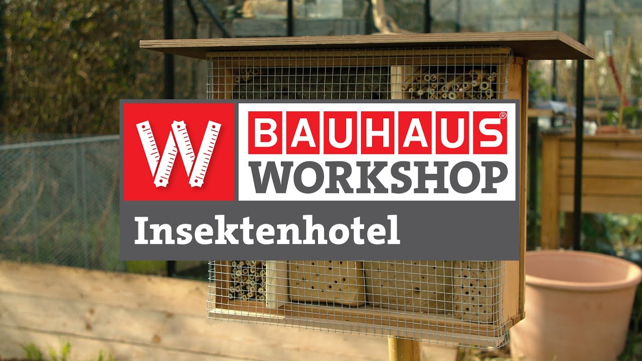 Insektenhotel selbst bauen [Anleitung] | BAUHAUS Workshop
