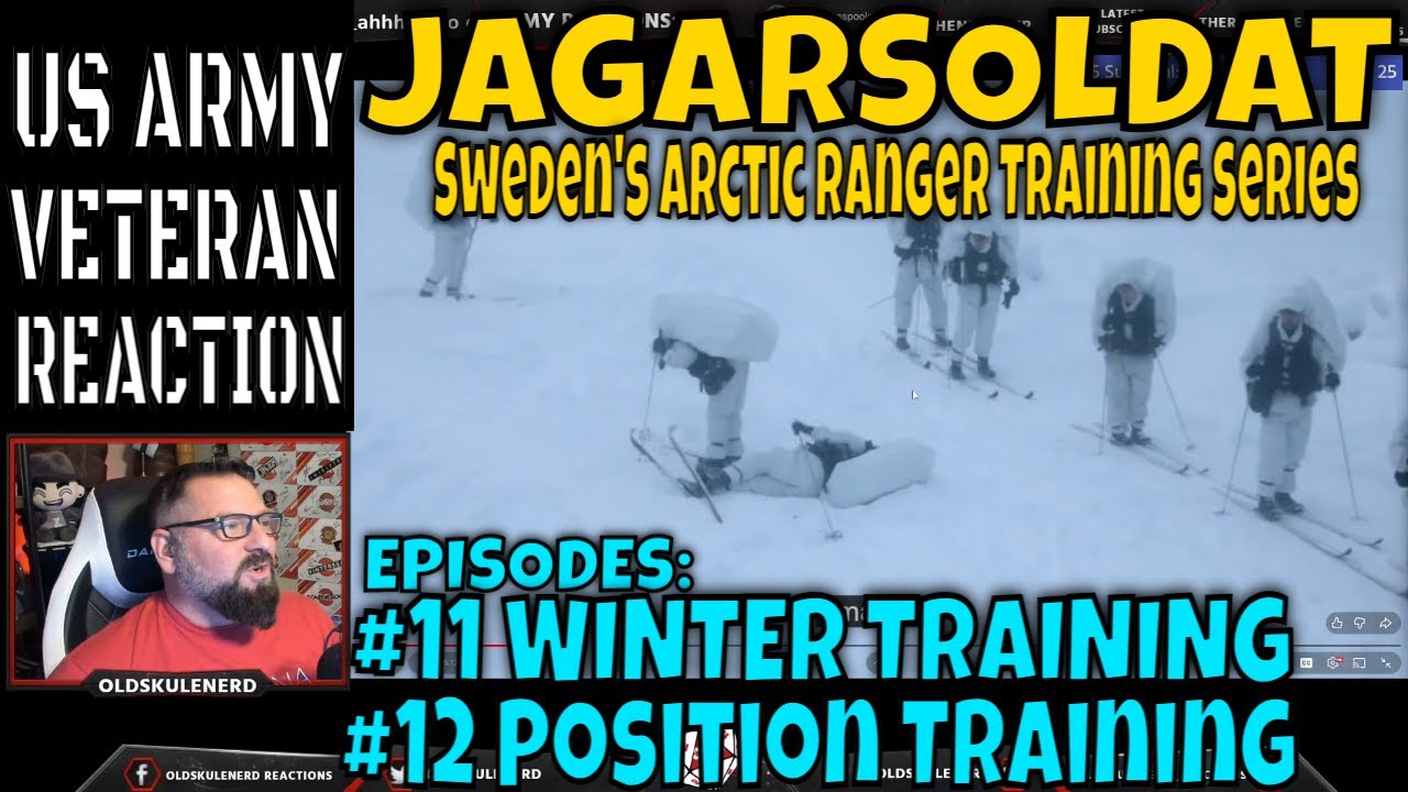 Jägarsoldat 11 & 12 Winter Training | OLSKULENERD REACTION | Sweden's Arctic Ranger Training Series