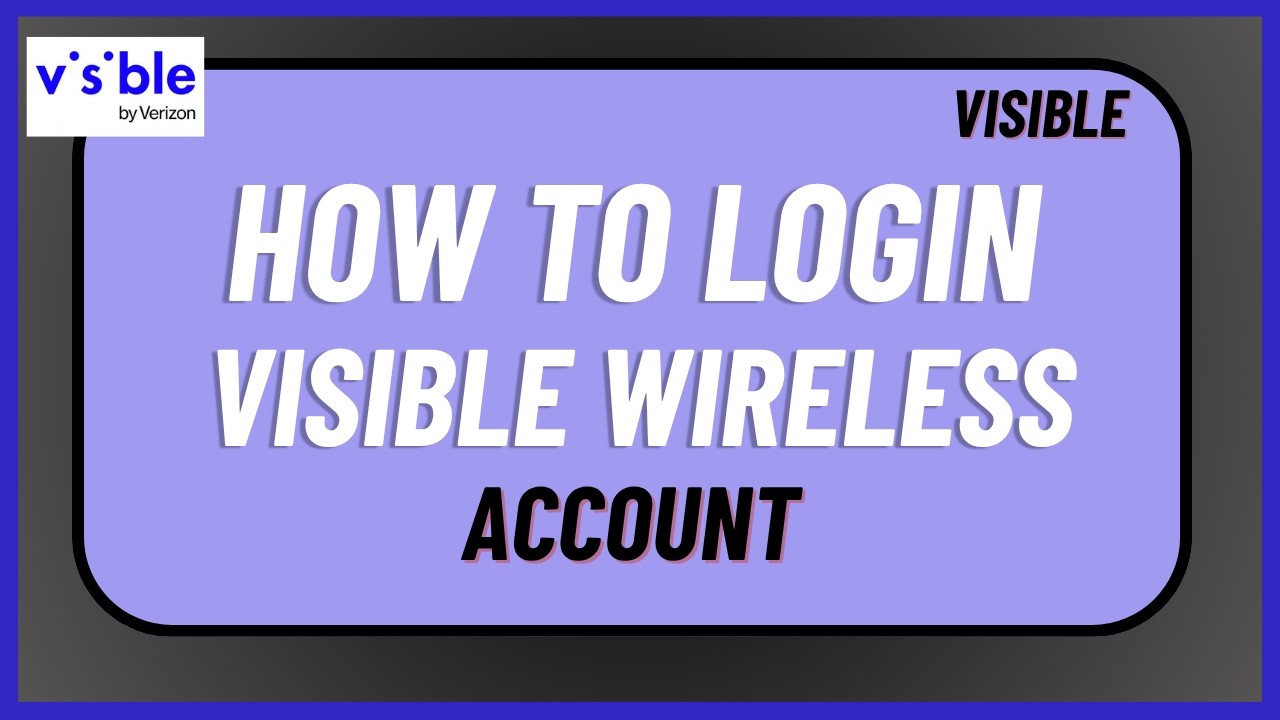 How To Login Visible Wireless Account !