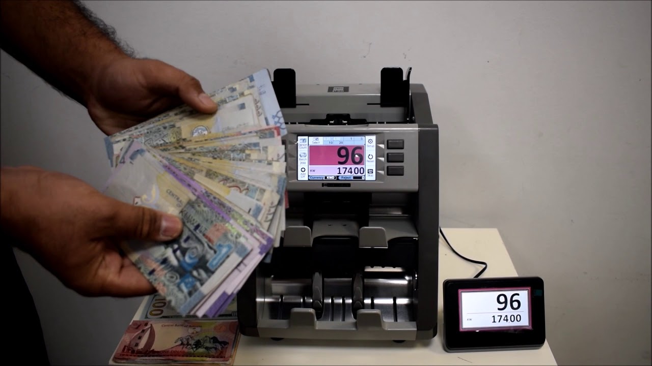 Banknote Counting Machine:Plus P30 Two Pocket Currency Discriminator (Kuwait)