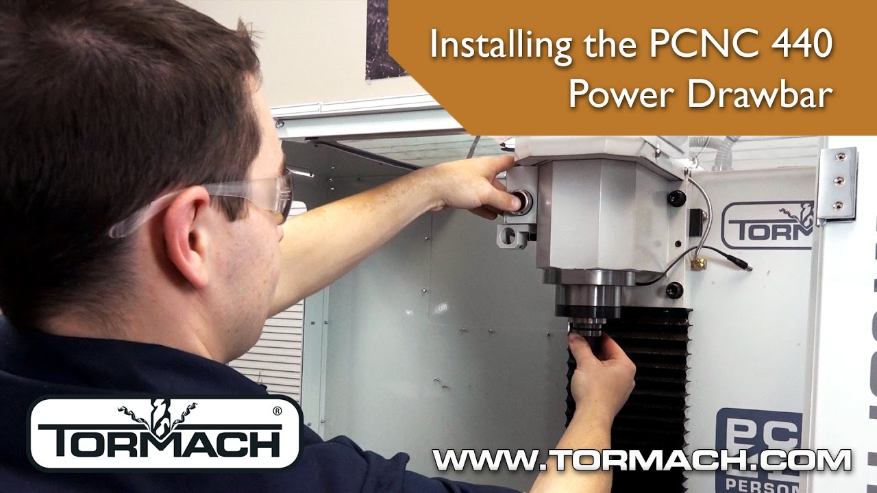 Как установить тяговый брус Tormach PCNC 440