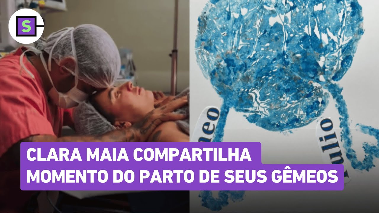 Clara Maia e André Coelho compartilham momento do parto do seus gêmeos prematuros - um não resistiu