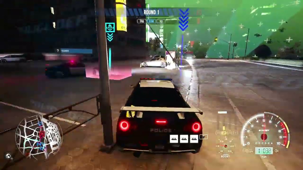 CarX Street PC Pursuit Mode- playing as cop