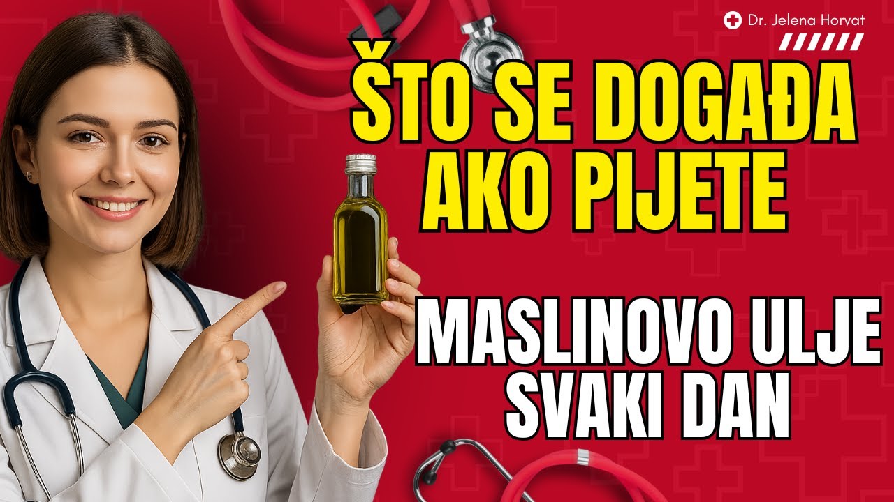 Što se događa ako pijete maslinovo ulje svaki dan nakon 60. godine? | Dr. Jelena Horvat