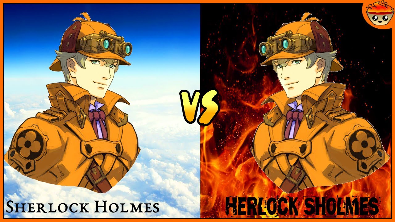 Sherlock Holmes in Japanese Voice but Herlock Sholmes in English  WTF LOL