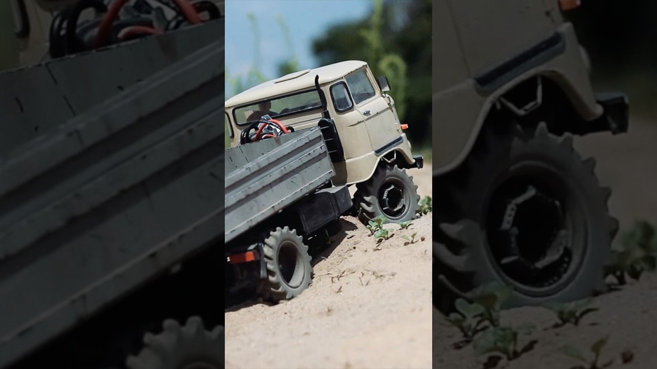 RC IFA W50LA | Podjazd pod g&oacute;rę piachu | Model 1:14