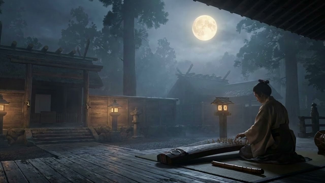 伊勢神宮・夜の神域｜心を鎮める神秘的な和風BGM