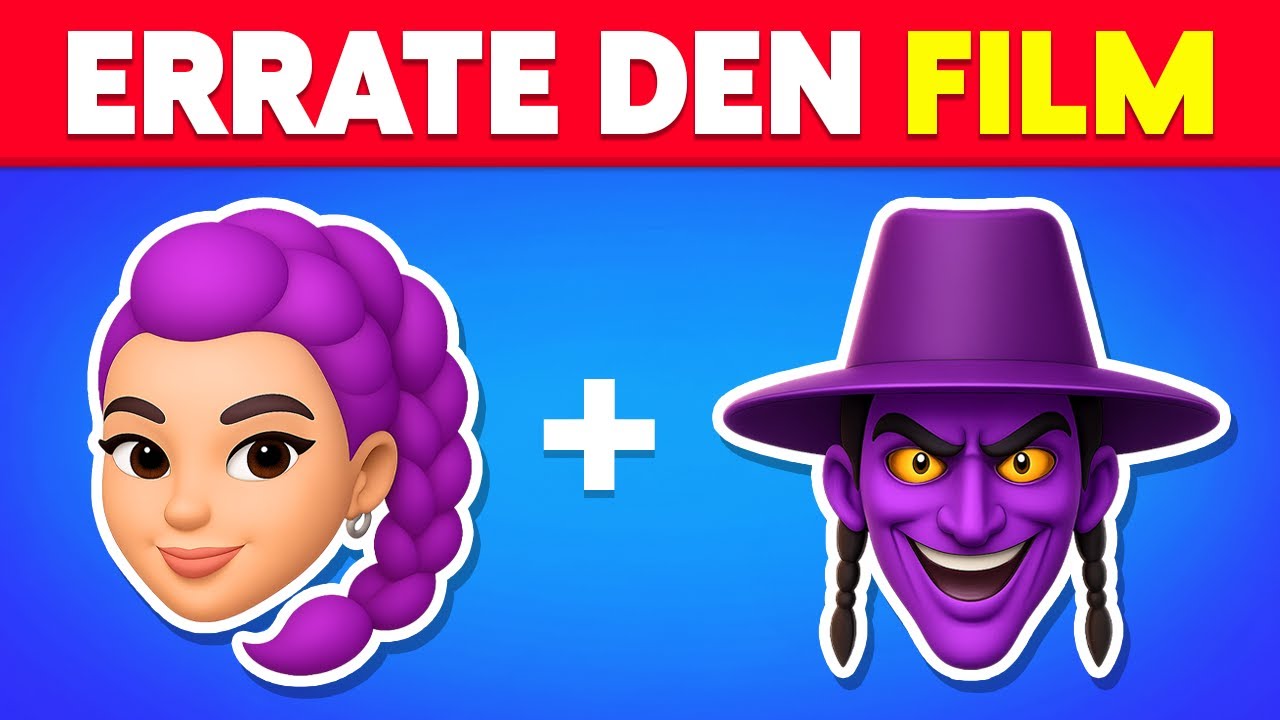 Errate den FILM mit EMOJI 🎬🍿 100 FILME ALS EMOJI