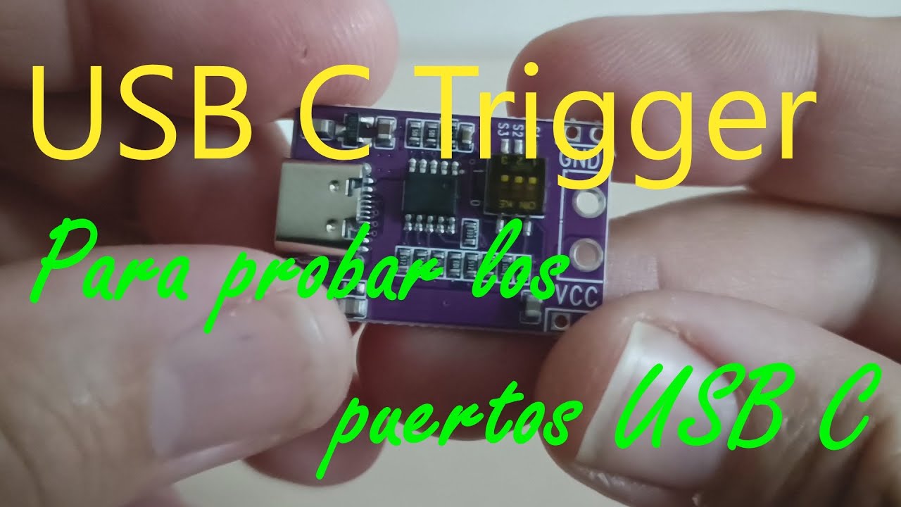 Disparador USB C trigger ¿qué es? y para qué podemos usarlo?