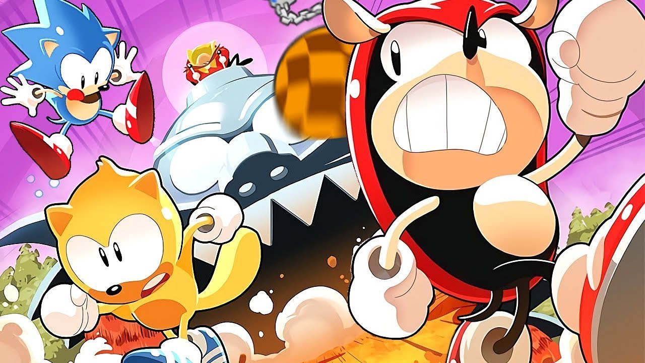 Мы сыграли в САМУЮ СЛОЖНУЮ игру про Соника для 3 игроков... [SegaSonic]