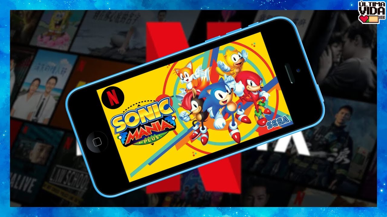 SONIC MANIA MOBILE DA NETFLIX | GAMEPLAY COMPLETA COM SONIC E TAILS | TODAS AS ESMERALDAS!