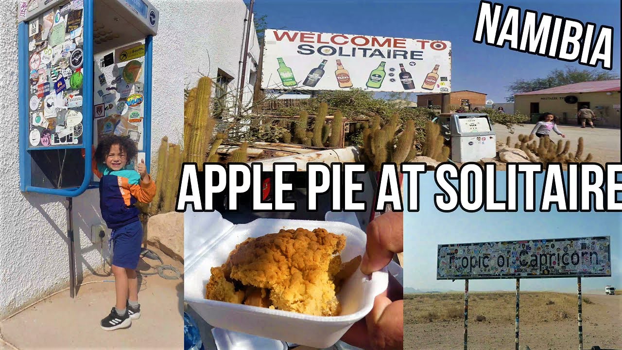 Trying Famous Apple Pie at Moose McGregor's Desert Bakery Solitaire Namibia English Mum of 3 Vlogs