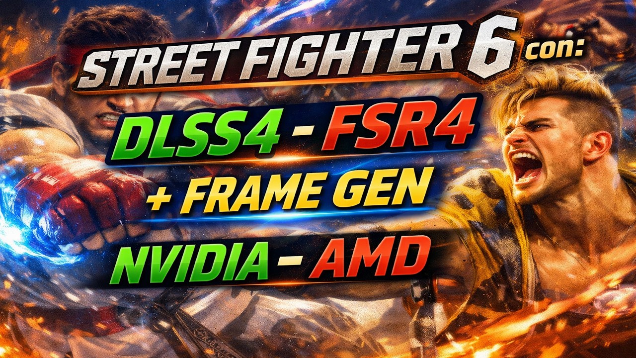 STREET FIGHTER 6 - DLSS4 - FSR4 - FG 🥊