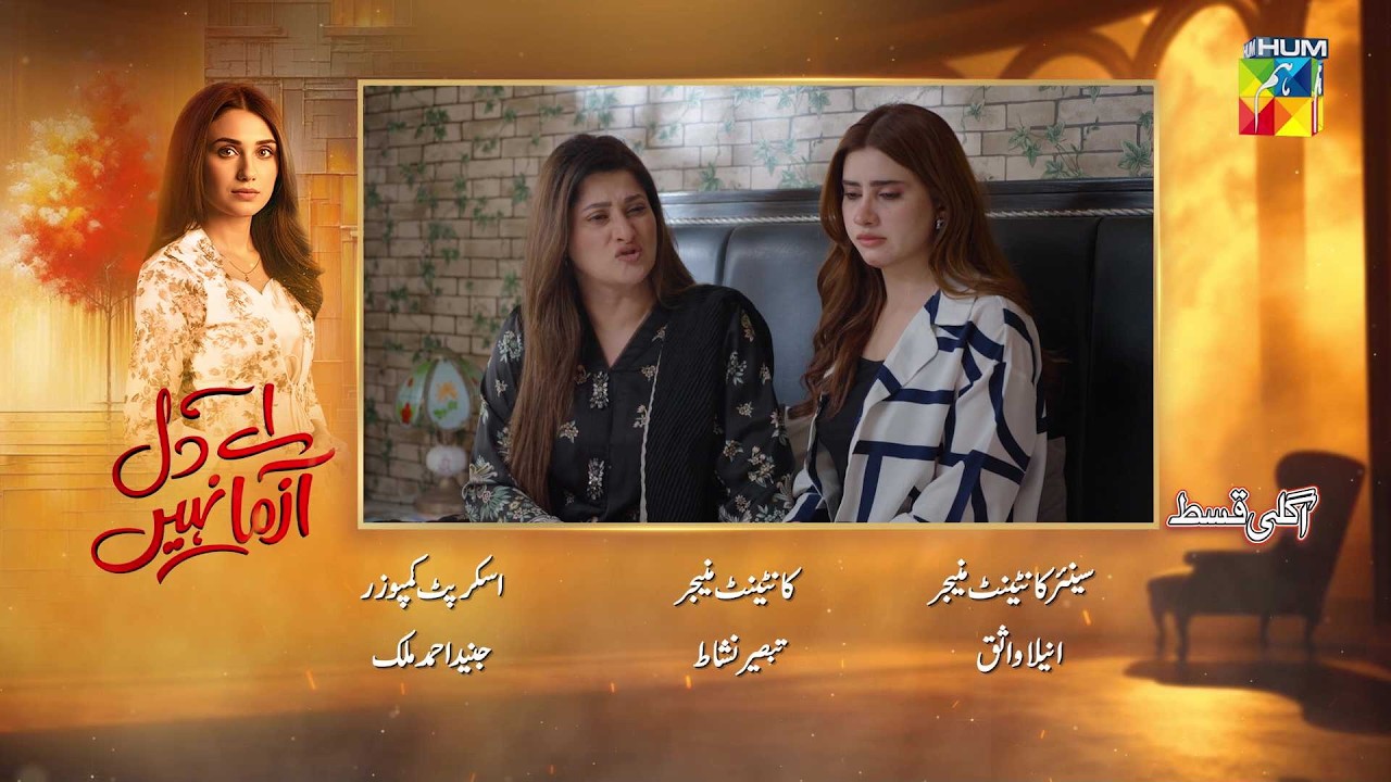 Aye Dil Aazma Nahin - Last Episode 36 Teaser - [Mirza Zain Baig and Hina Tariq] - HUM TV