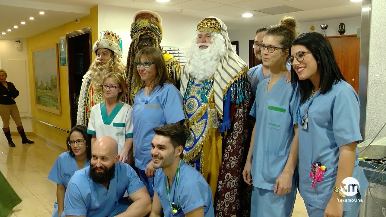 Hospital de Molina recibe la Visita de los Reyes Magos en Molina de Segura