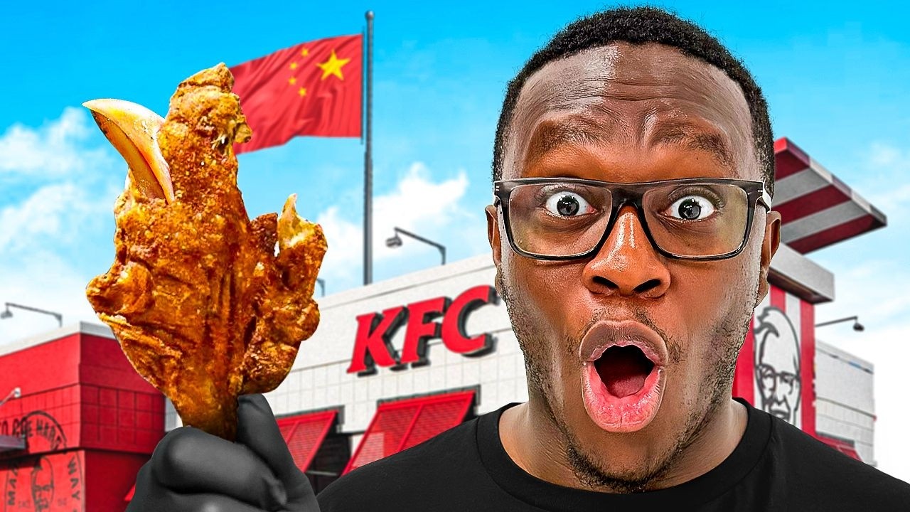ЧЕРНЫЙ ЧЕЛОВЕК ПРОБУЕТ КИТАЙСКИЙ KFC