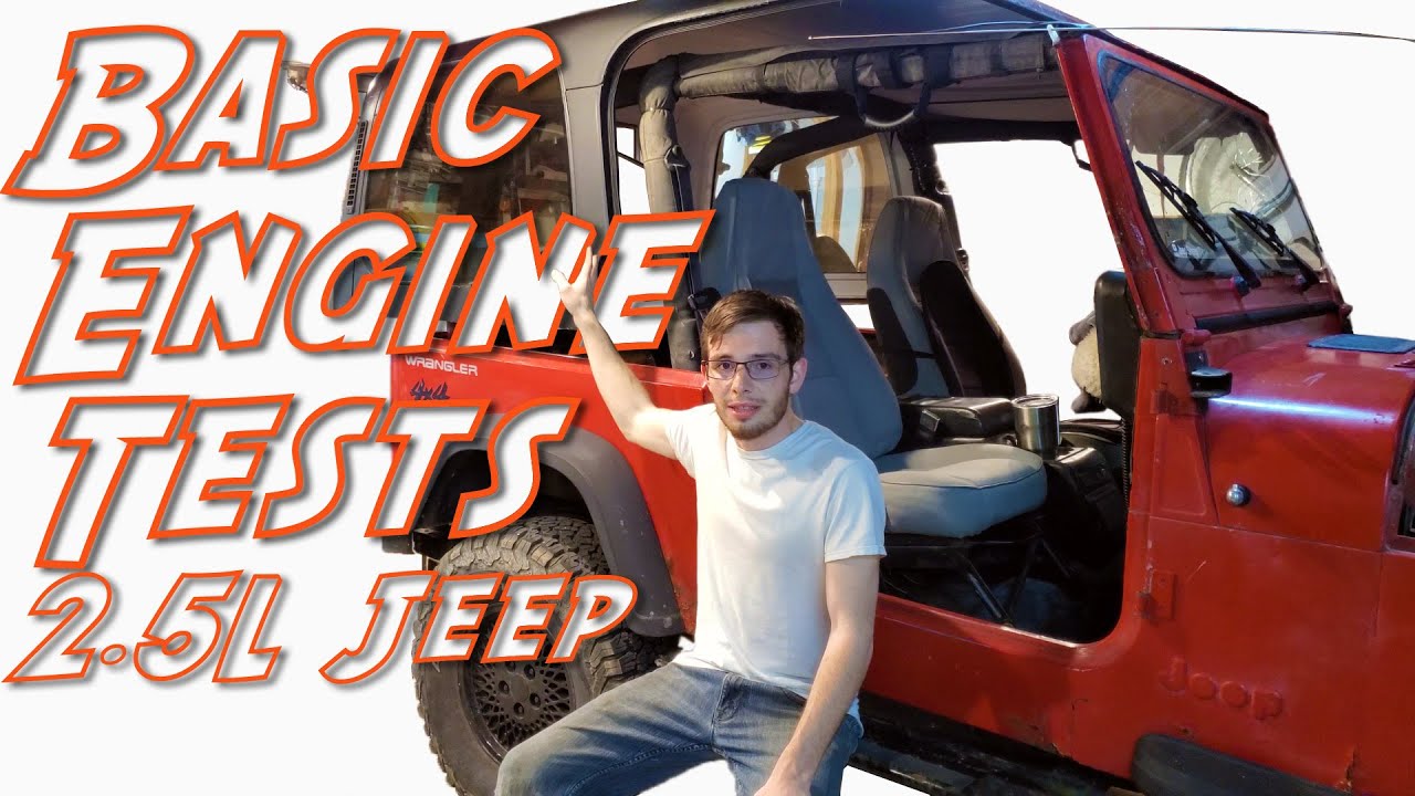 Fuel Pressure and Compression Testing 2.5L Jeep Engine