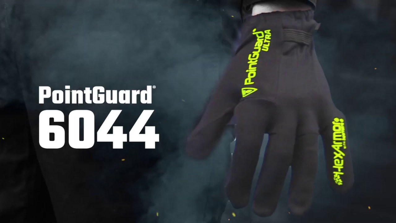 HexArmor PointGuard Ultra 6044 Extreme needle proof and cut resistant duty gloves