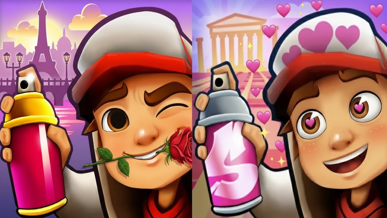 Subway Surfers : Paris Valentines 2021 🆚 Aloha Hawaii 2025 Map Comparison 
