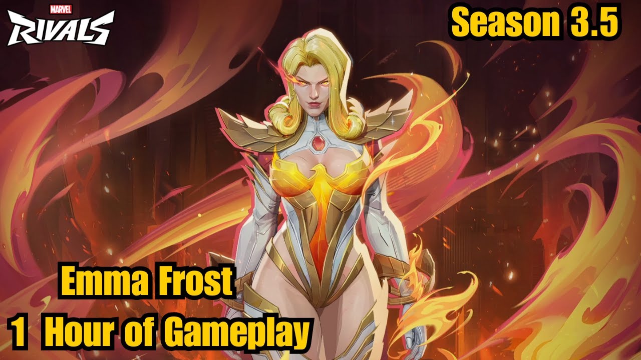 Emma Frost Phoenix Diamond 1 Hour of Gameplay | Marvel Rivals | Season 3.5