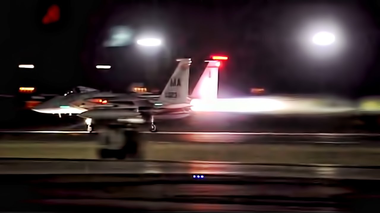 Night Flight Ops Nellis Red Flag • Afterburner Glow