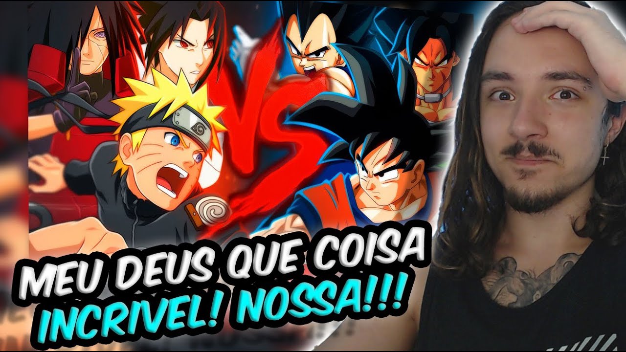 (MUITO FOD@!) REAGINDO ao Ninjas VS. Saiyajins | Combate de Rimas (Prod. Micael) | REACT | NaiReact