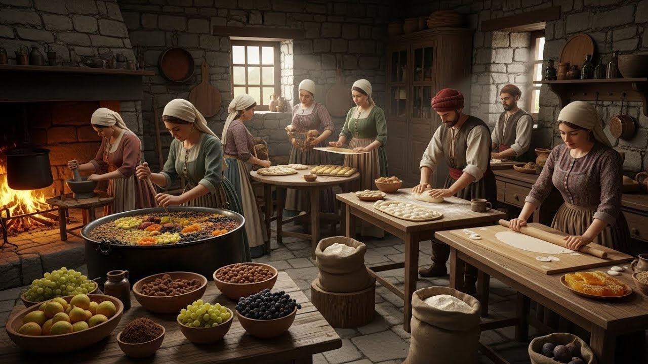 How Village Desserts Were Made in Turkey 400 Years Ago | Ottoman Sweet Traditions