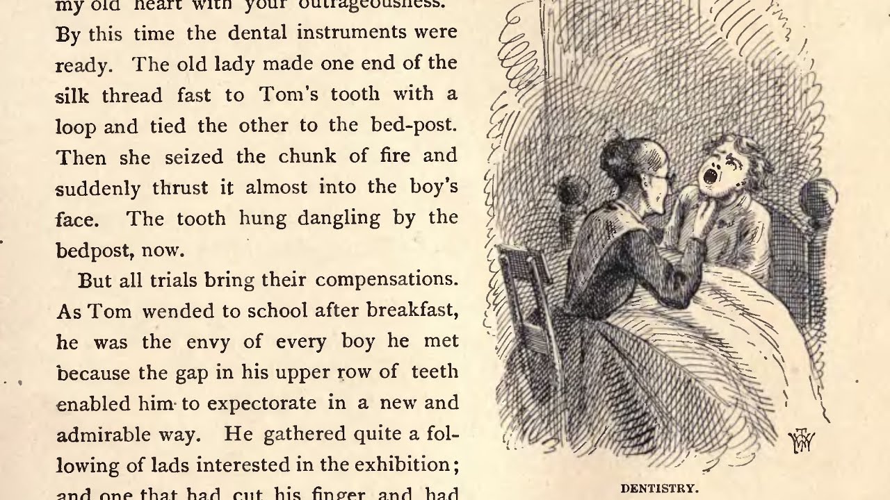 Las aventuras de Tom Sawyer de Mark Twain. Capitulo Vl.