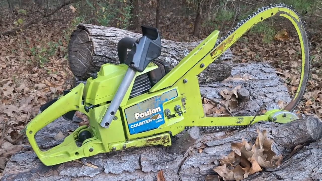Vintage 1979 Poulan 3400 Chainsaw - Will It Run? 