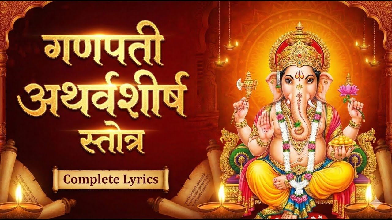 Ganpati Atharvashirsha Original | गणपति अथर्वशीर्ष | Powerful Ganesh Mantra #ganpati #bappa