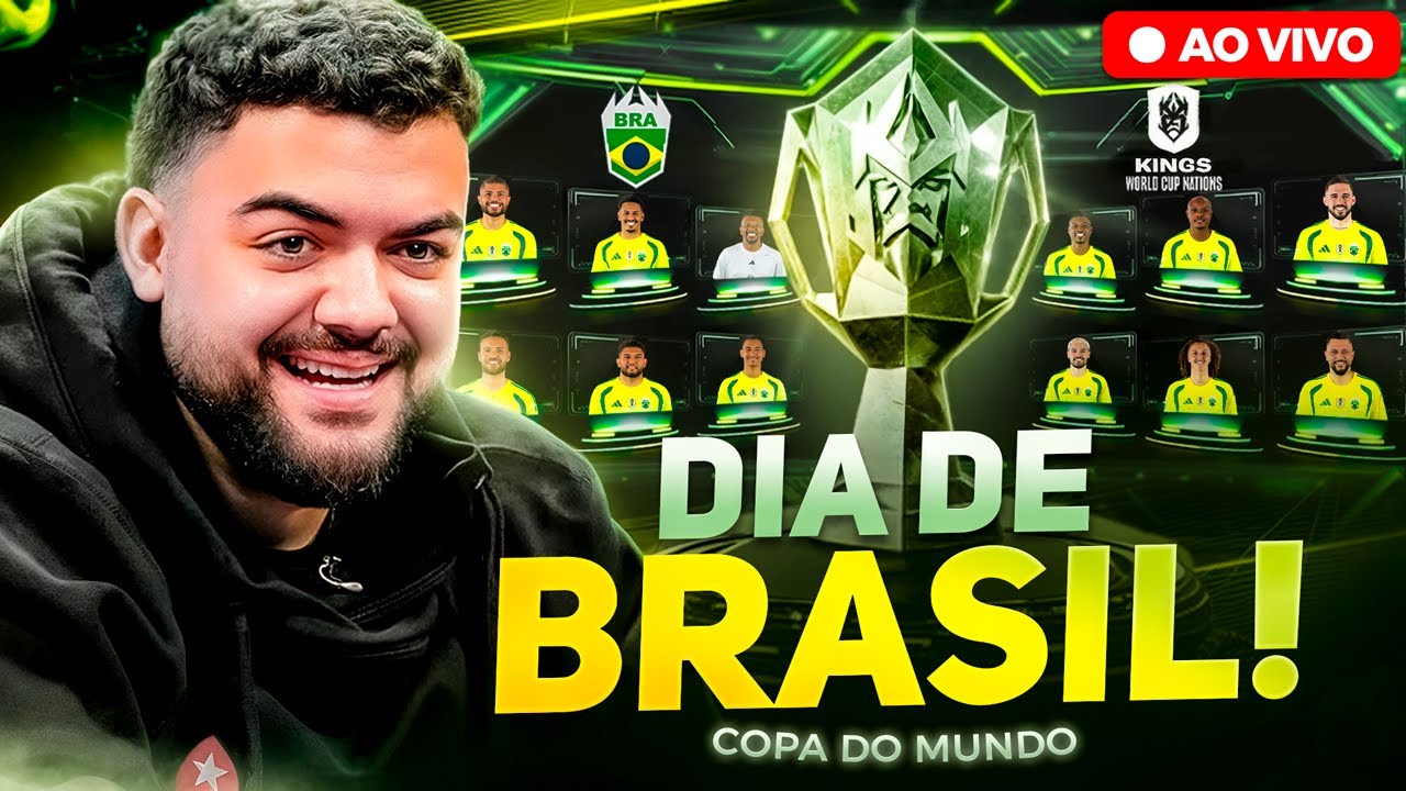 BRASIL X ESPANHA na KINGS LEAGUE!🔴AO VIVO LUQUETA🔴